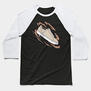 Snake Khaki Skate Sneaker Baseball T-Shirt